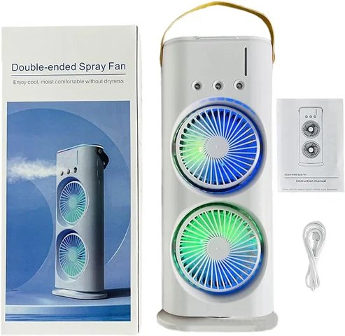 Double Head Spray Cooling Fan